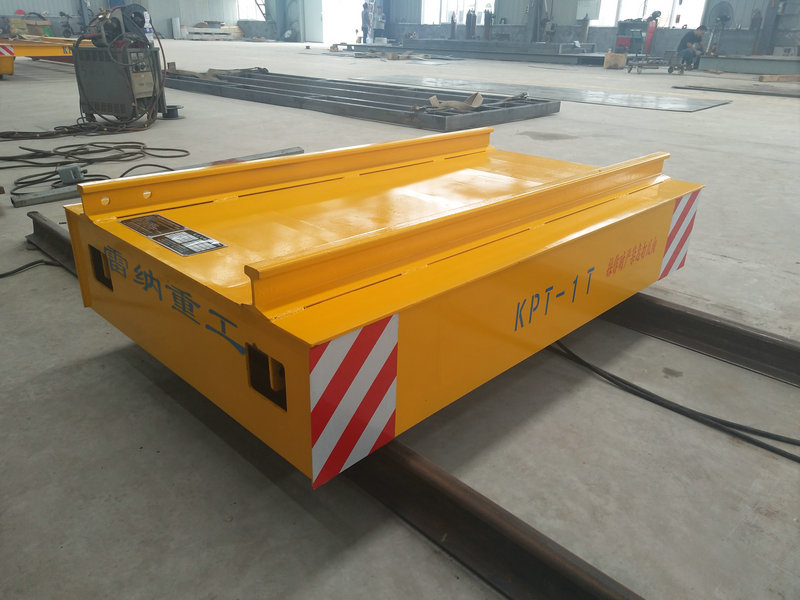 Cable Reel Powered Warehouse Flat Car on Rail with Remote Control(リモートコントロール)