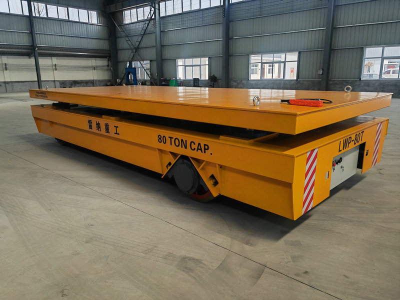 80 Tons Heavy Duty Hydraulic Lifting Trackless トラックレスカート