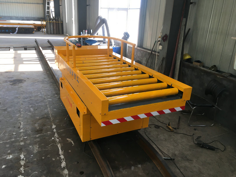 3T Rail Turning Electric Flat Cart with Lift エレベーター
