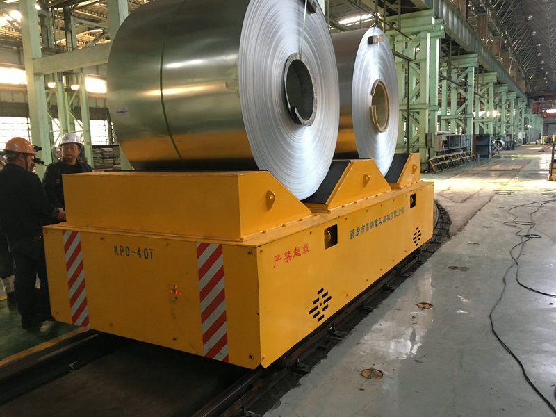 Steel Plant Rail Powered トランスファーカート