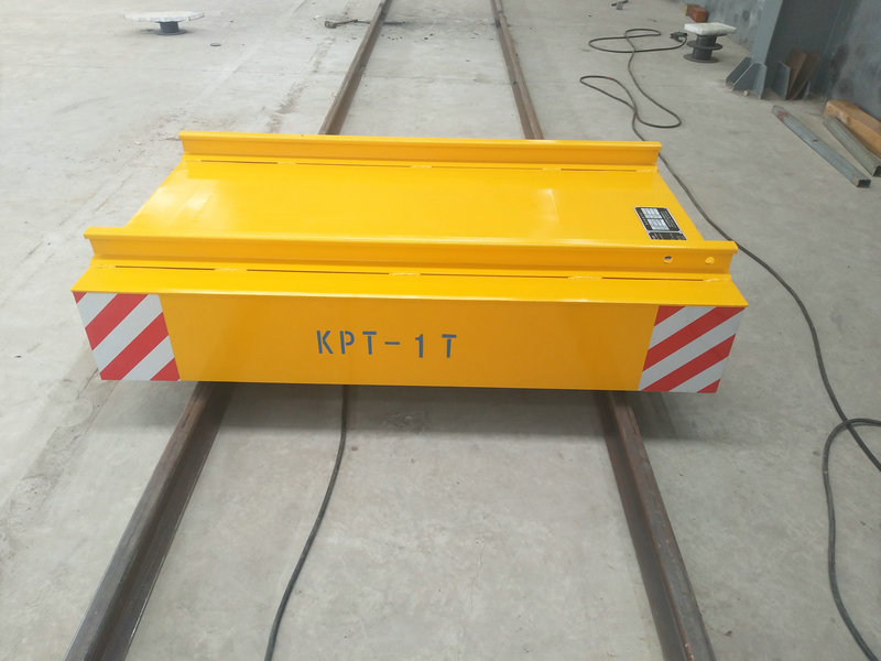 Cable Reel Powered Warehouse Flat Car on Rail with Remote Control(リモートコントロール)