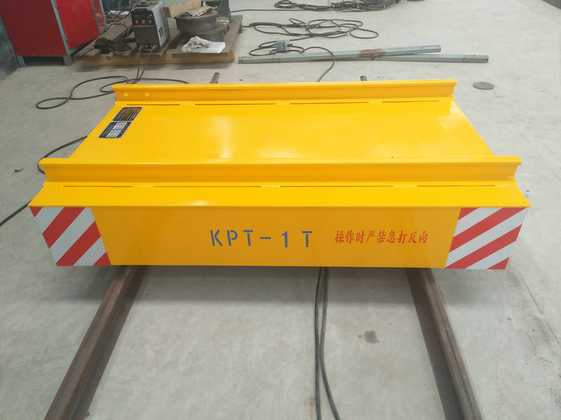 Cable Reel Powered Warehouse Flat Car on Rail with Remote Control(リモートコントロール)