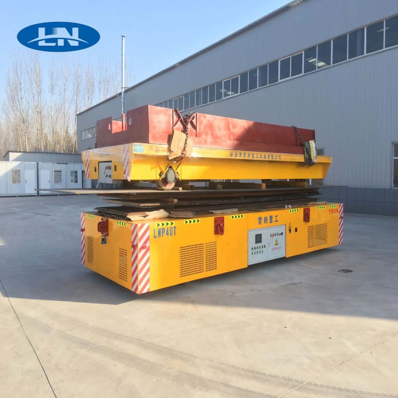 トラックレス電気転送カートの働き方